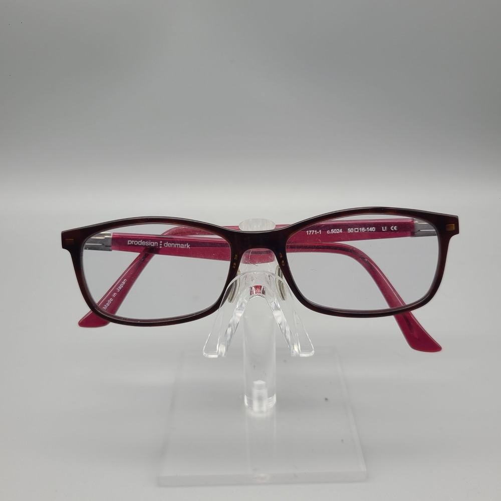 ProDesign Denmark 1771-1 c.5024 Eyeglass Frames Burgundy Purple 50-16-140 Japan